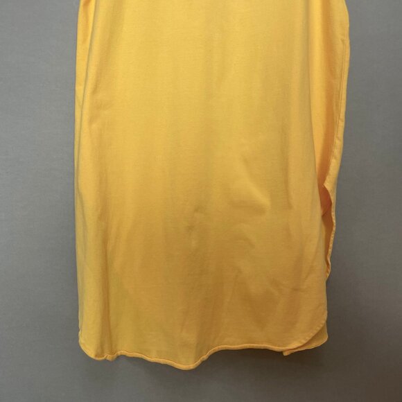 Oversized‎ T-Shirt Swimsuit Cover-Up Sleepshirt Butterflies Flowers Sz 1X Yellow - Picture 6 of 15